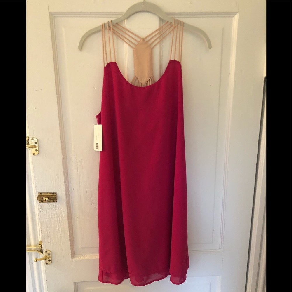 Strappy Magenta/Pink Dress